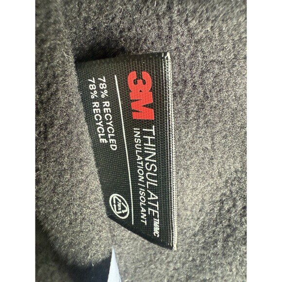 All in Motion Men Large Black Full Zip Midweight Puffer Jacket 3M Thinsulate - Picture 14 of 16